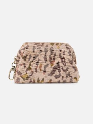 Nila Pouch In Printed Leather - Summer Safari
