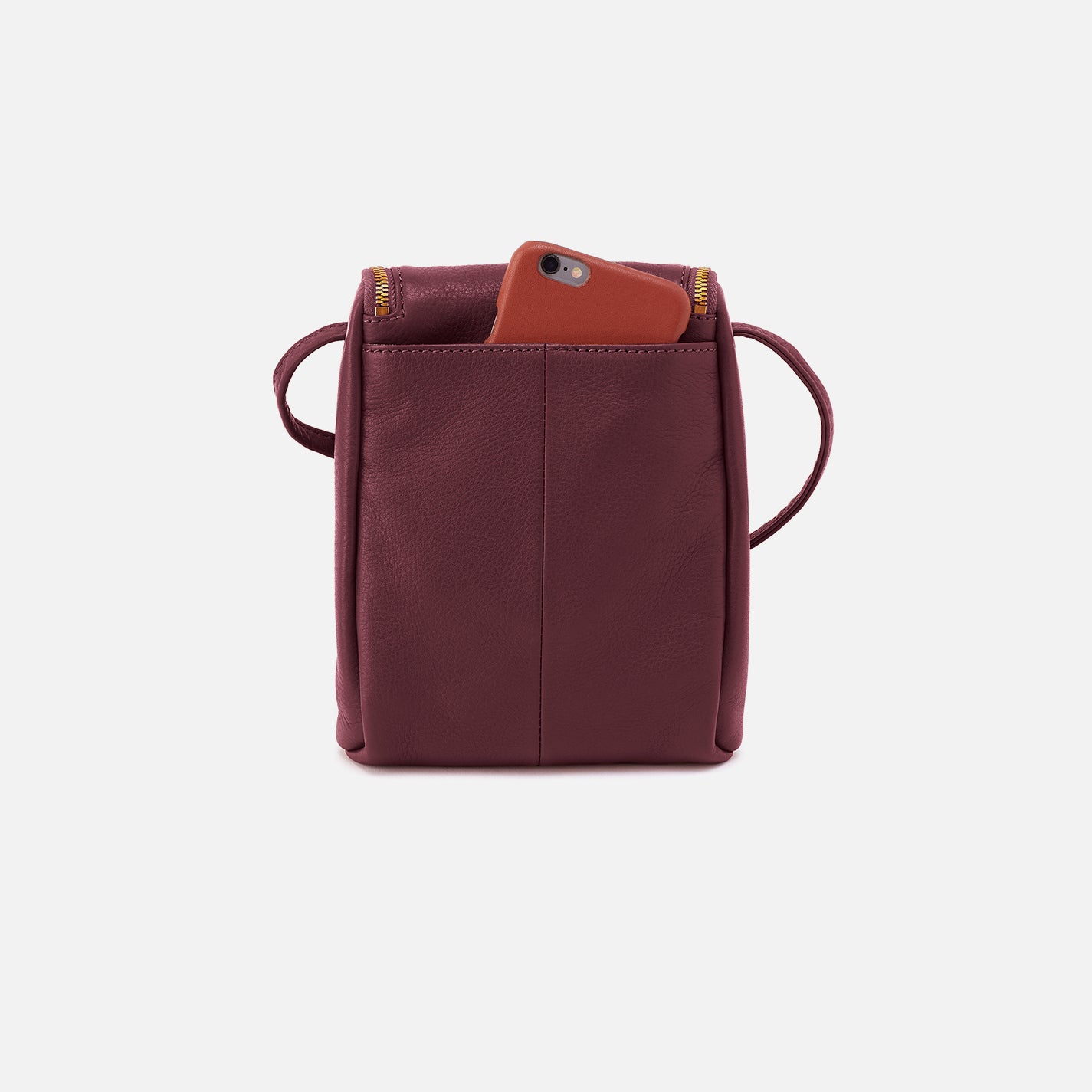 Fern Crossbody in Pebbled Leather - Mulberry Glaze - Image 4