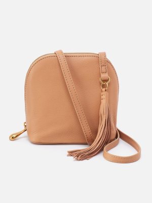 Nash Crossbody In Pebbled Leather - Sandstorm