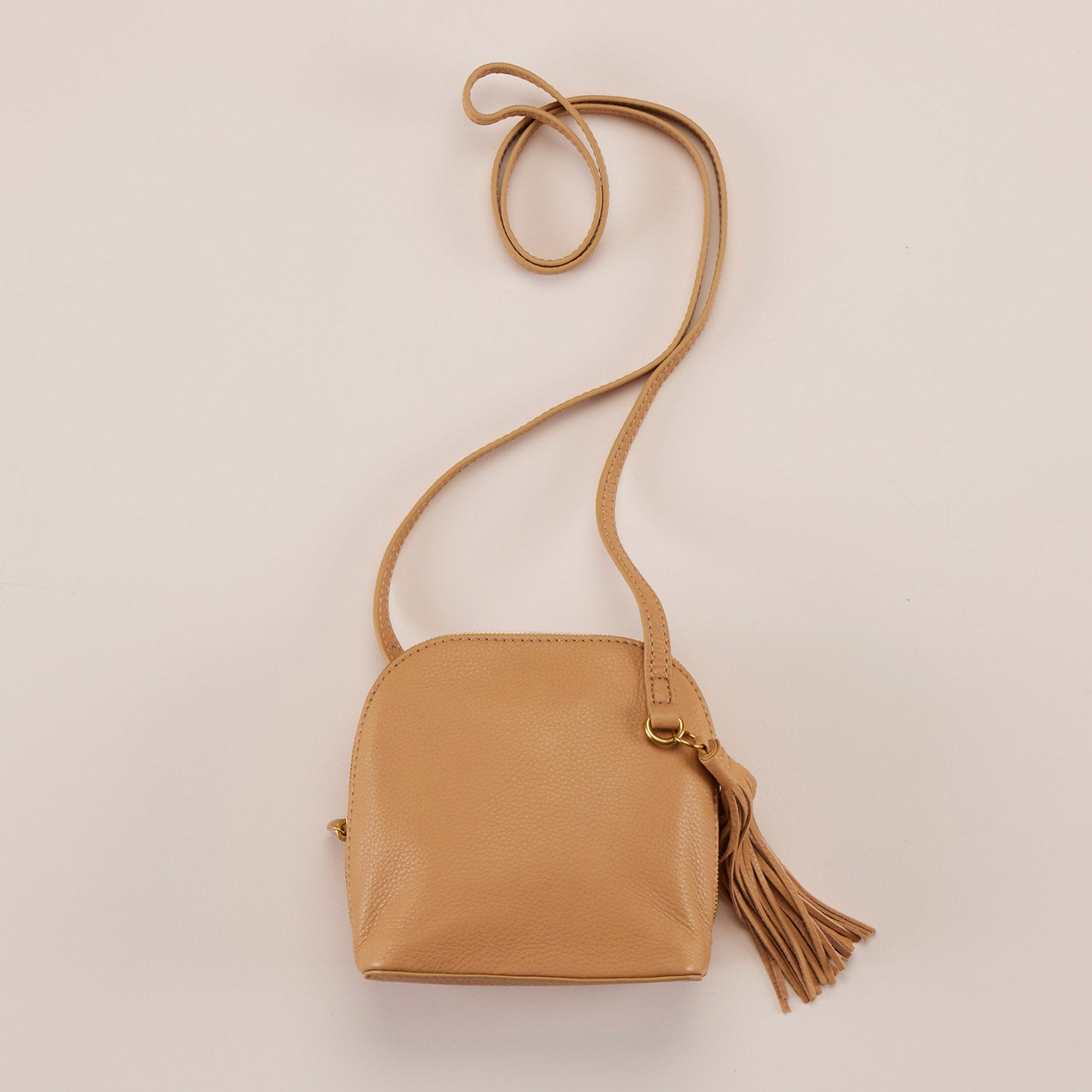Nash Crossbody In Pebbled Leather - Sandstorm - Image 2