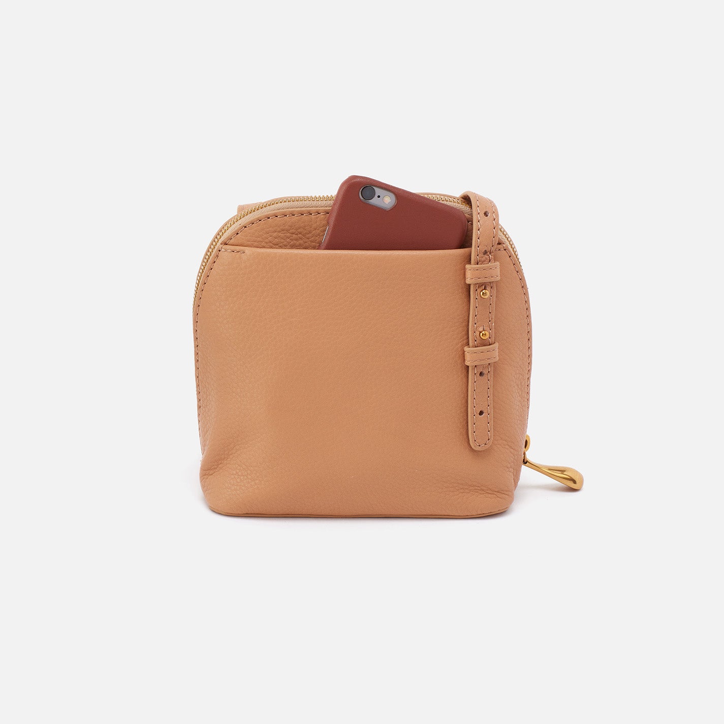 Nash Crossbody In Pebbled Leather - Sandstorm - Image 5
