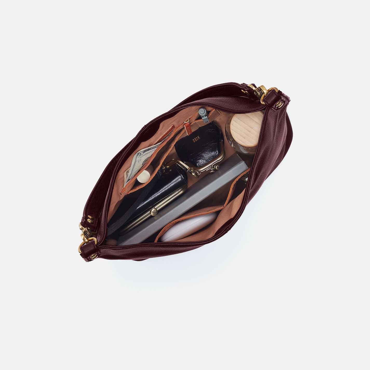 Pier Shoulder Bag in Pebbled Leather - Mulberry Glaze - Image 4