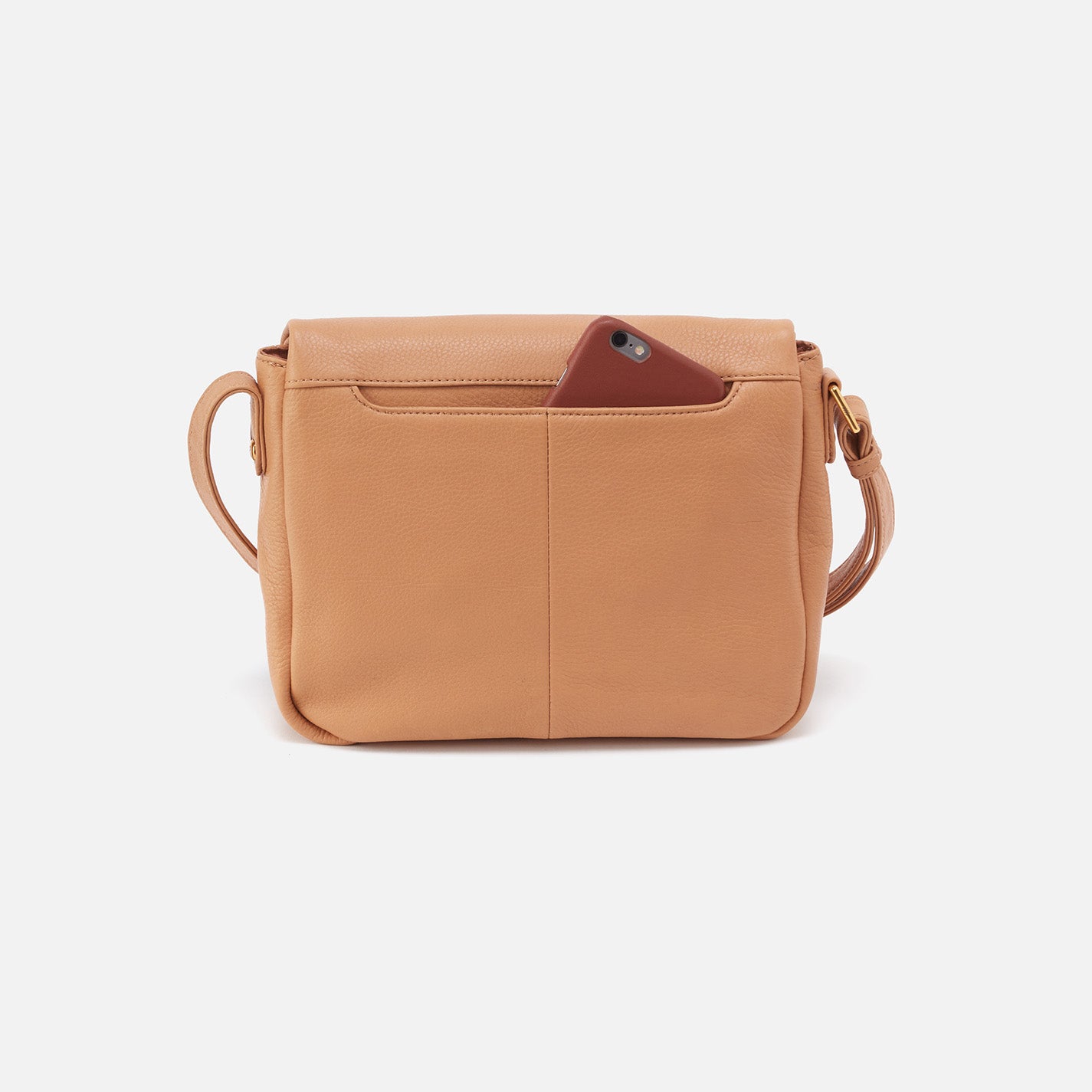 Fern Messenger Crossbody In Pebbled Leather - Sandstorm - Image 4