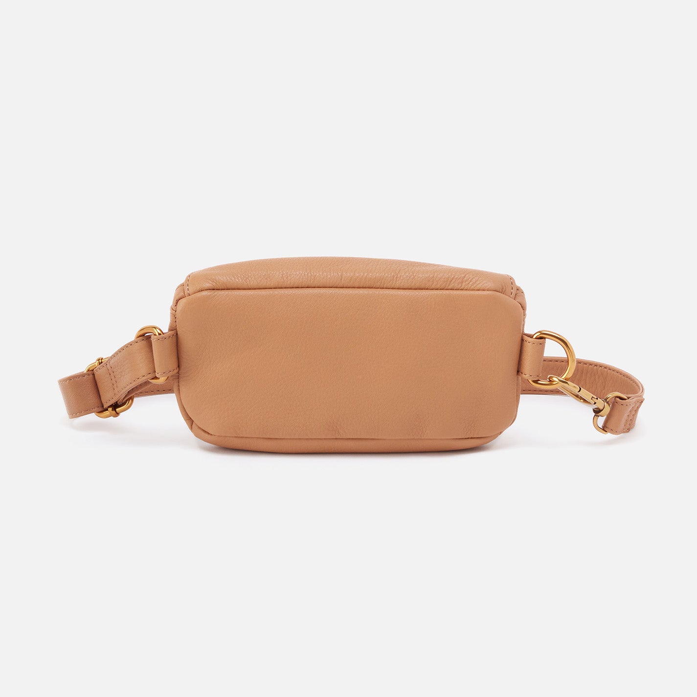 Fern Belt Bag In Pebbled Leather - Sandstorm - Image 6