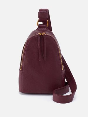 Fern Sling in Pebbled Leather - Mulberry Glaze