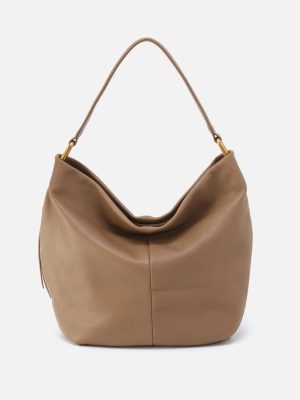 Harley Hobo in Pebbled Leather - Cedar Sagebrush