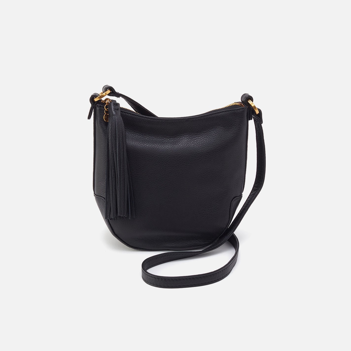 Lexi Crossbody in Pebbled Leather - Black