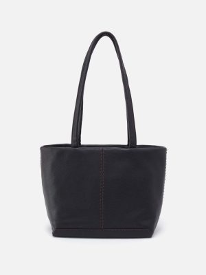 Austin Tote in Pebbled Leather - Black