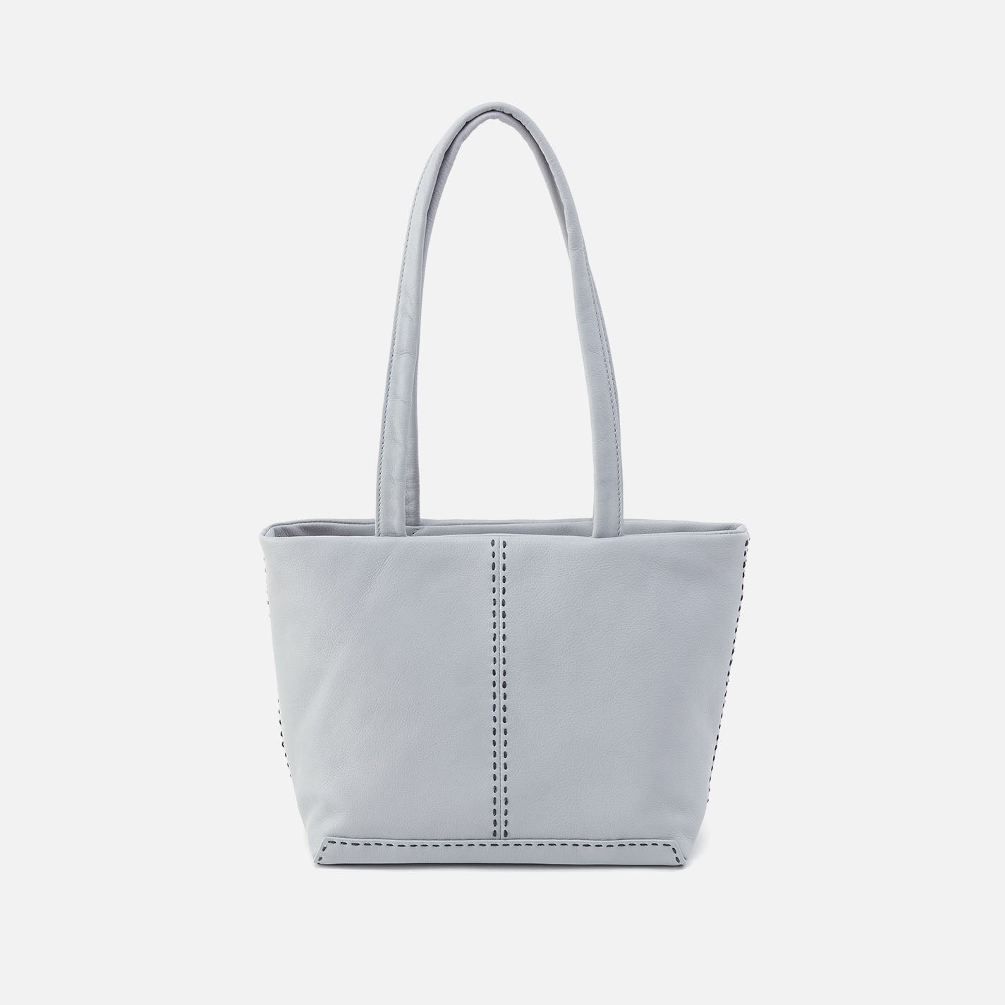 Austin Tote In Pebbled Leather - Blue Pearl
