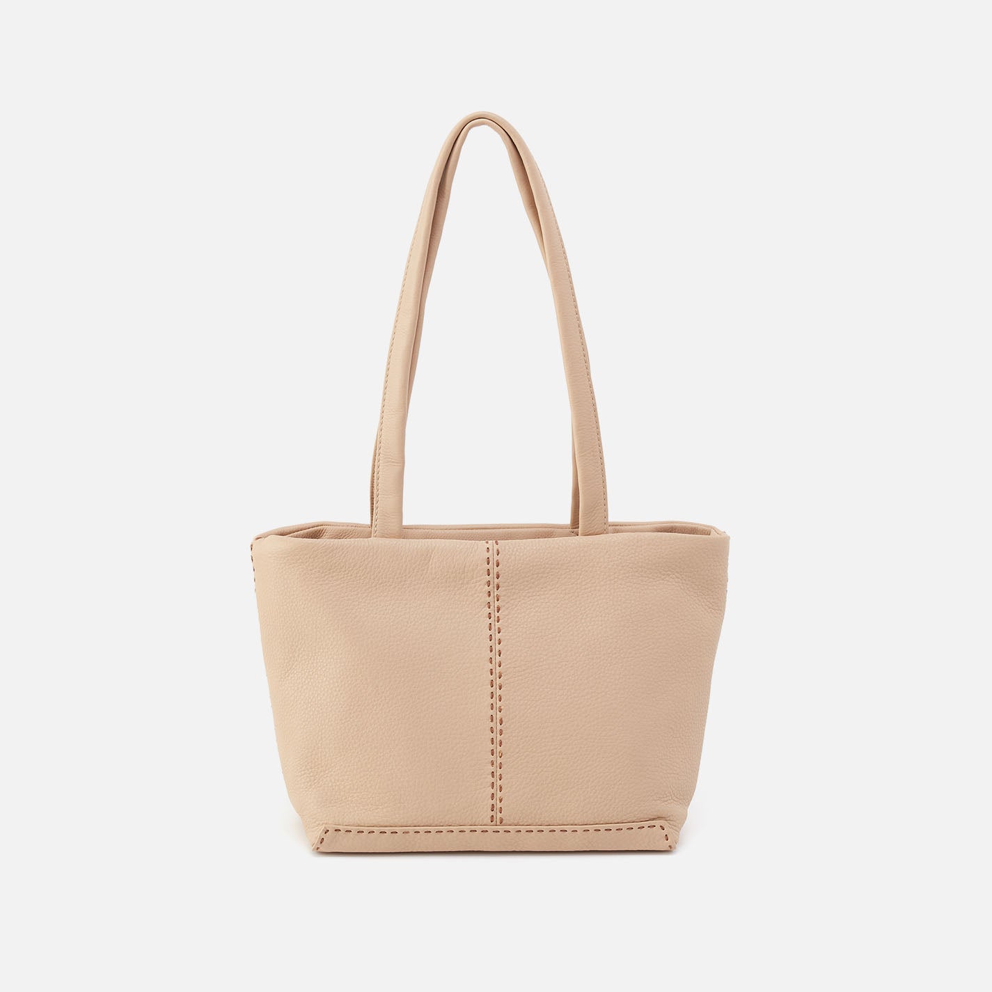 Austin Tote In Pebbled Leather - Linen