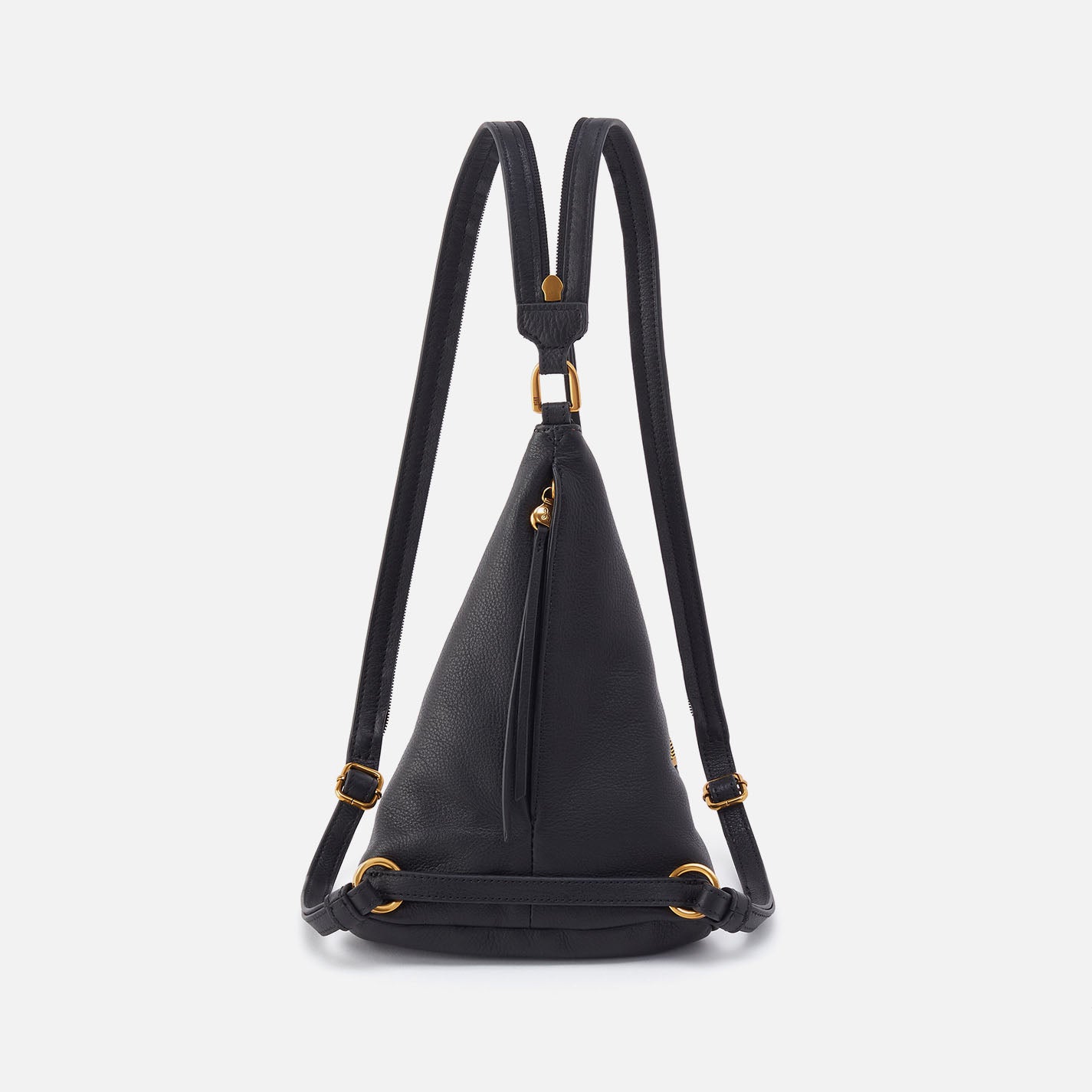 Sway Small Sling In Pebbled Leather - Black - Image 5