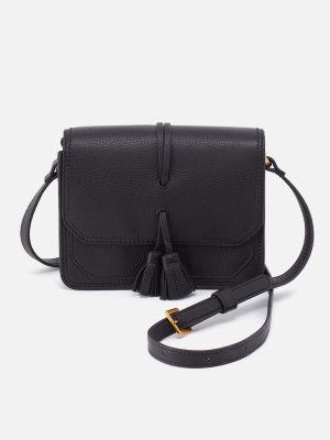 Eden Small Crossbody In Pebbled Leather - Black