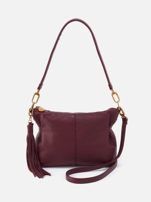 Kori Crossbody in Pebbled Leather - Mulberry Glaze