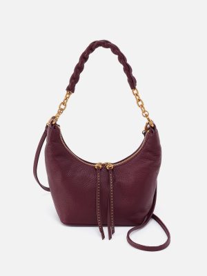 Astrid Small Crossbody in Pebbled Leather - Mulberry Glaze