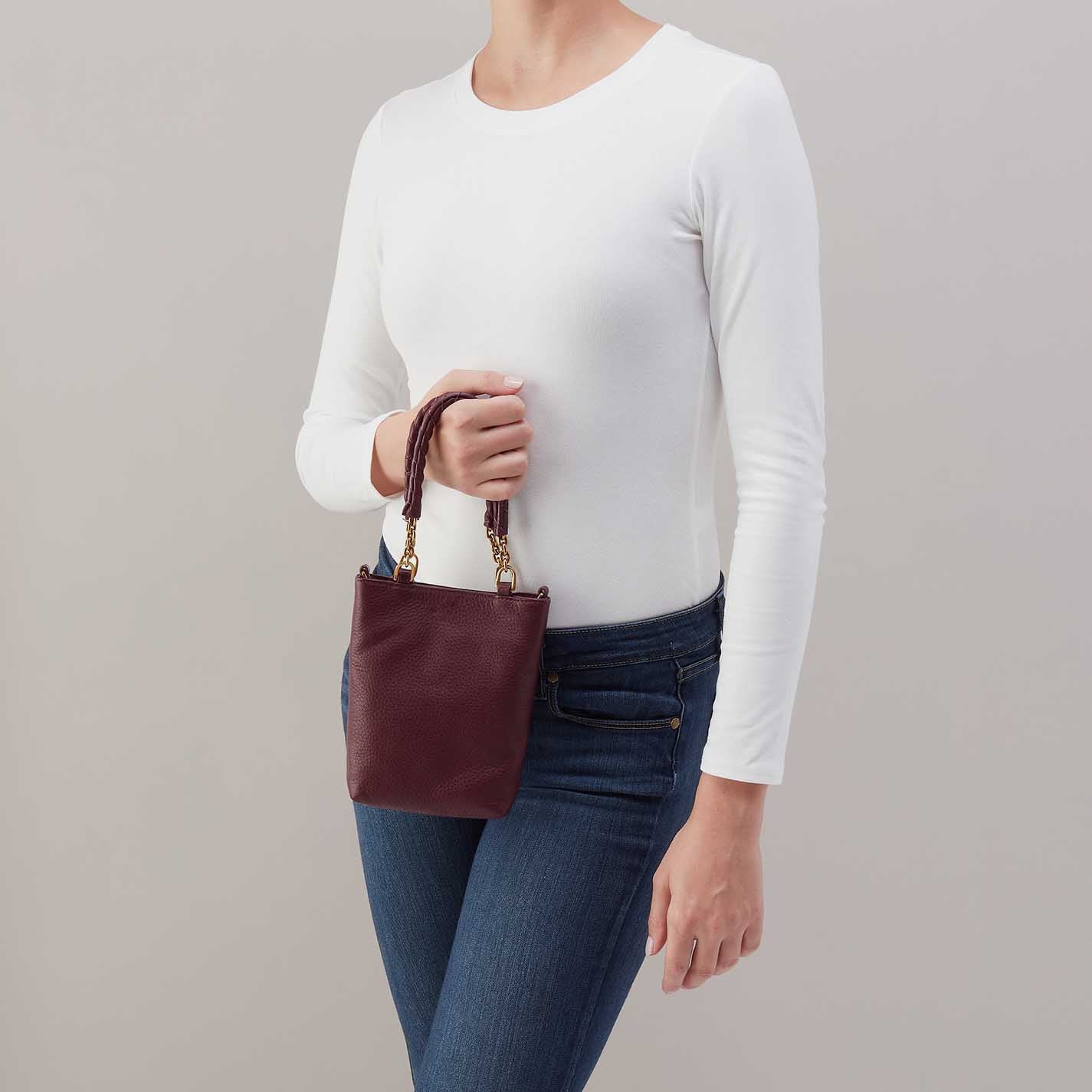 Tennessee Mini Bag in Pebbled Leather - Mulberry Glaze - Image 5