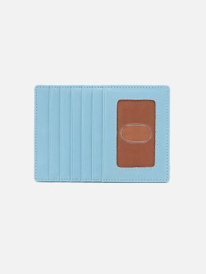 Euro Slide Card Case In Polished Leather - Stratosphere