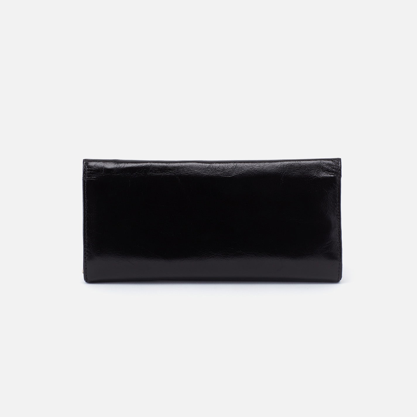 Rachel Continental Wallet in Polished Leather - Black - Image 5