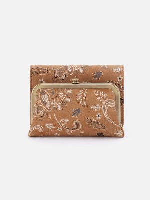 Robin Compact Wallet in Printed Leather - Country Road Bloom
