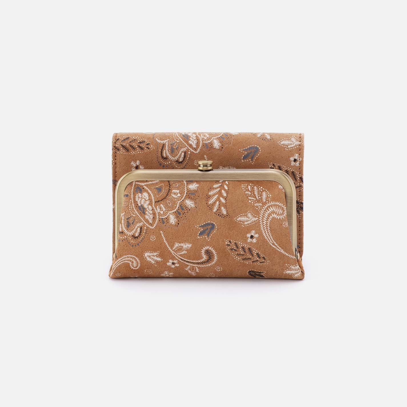 Robin Compact Wallet in Printed Leather - Country Road Bloom