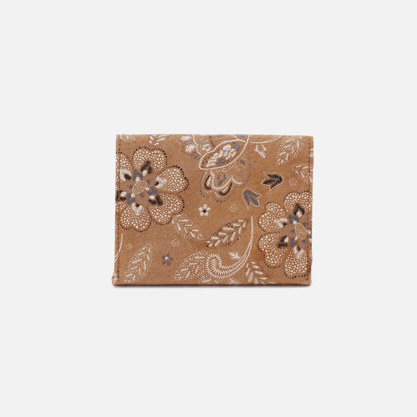 Robin Compact Wallet in Printed Leather - Country Road Bloom - Image 3