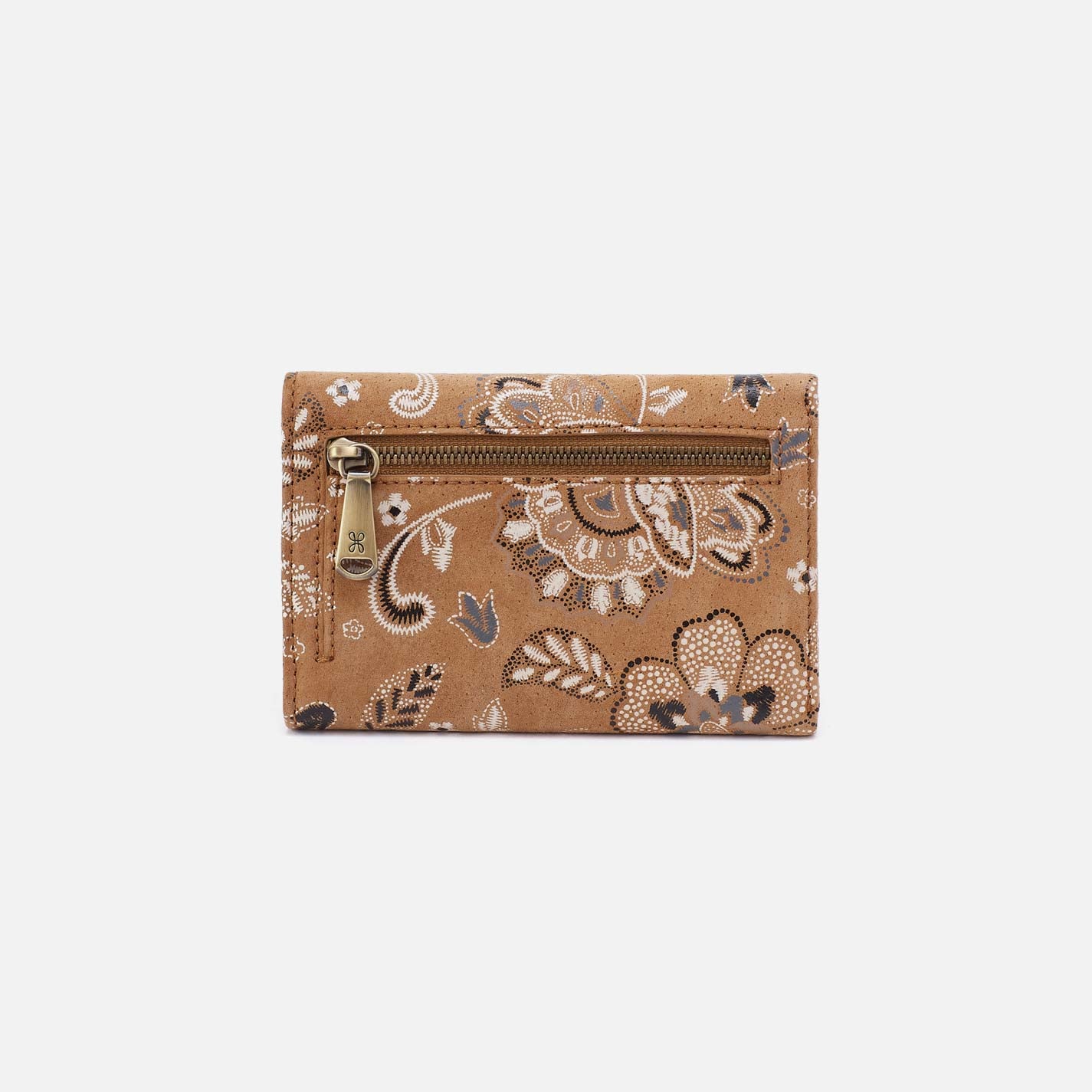 Jill Trifold Wallet in Printed Leather - Country Road Bloom - Image 3