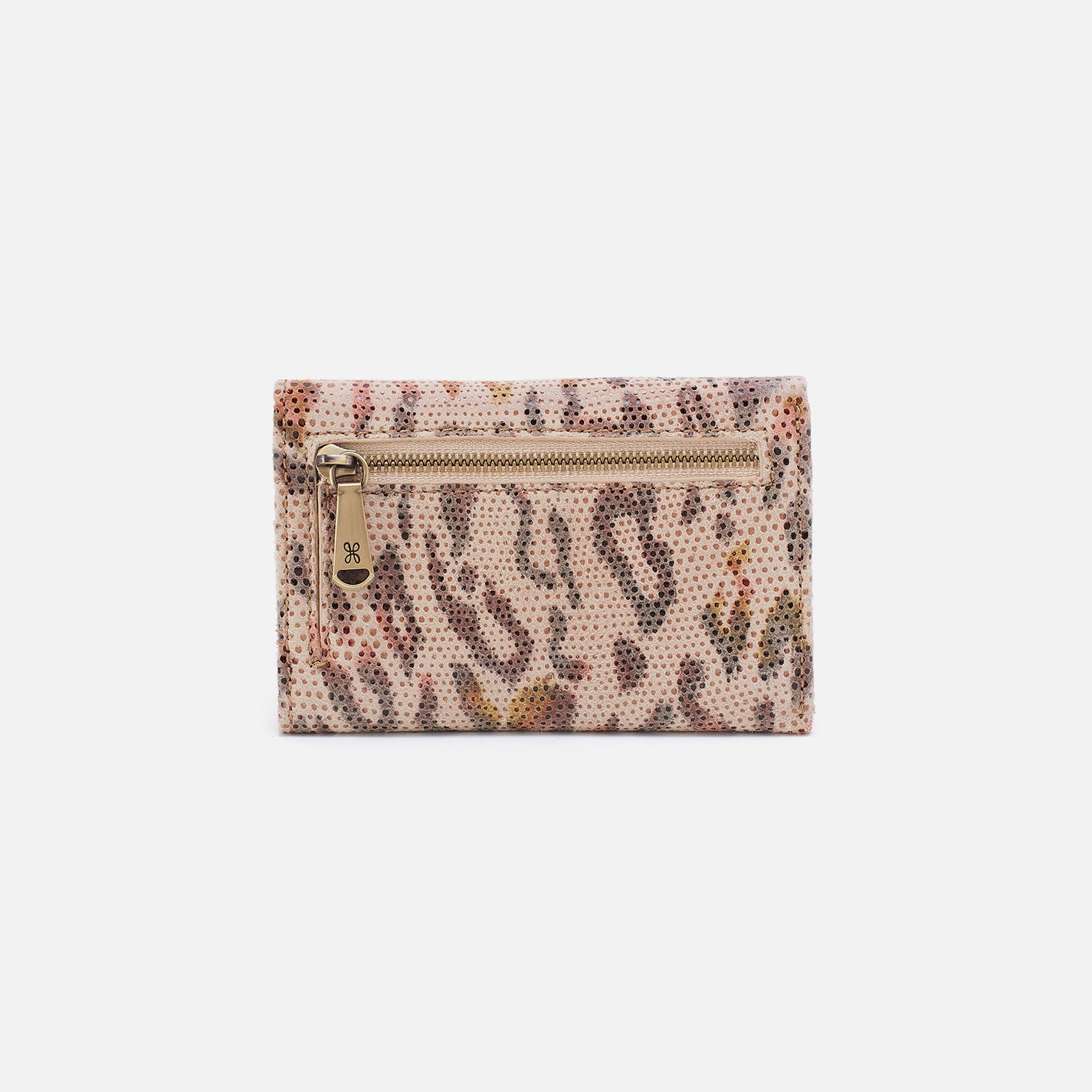 Jill Trifold Wallet In Printed Leather - Summer Safari - Image 3