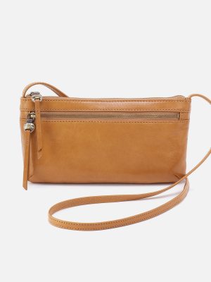 Cara Crossbody In Polished Leather - Natural