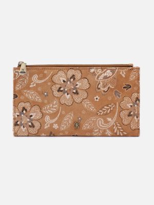 Jill Large Bifold Wallet in Printed Leather - Country Road Bloom