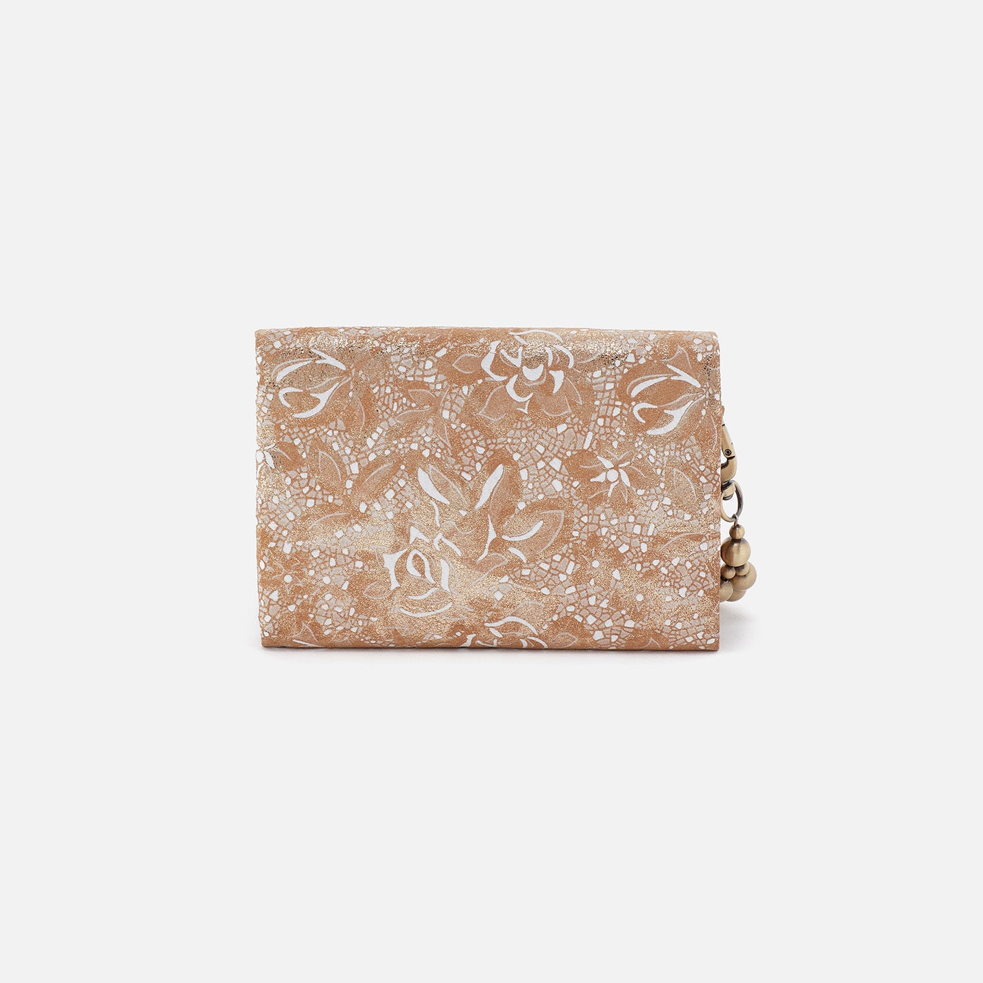 Ross Bead Wristlet In Printed Leather - Gilded Petals - Image 5