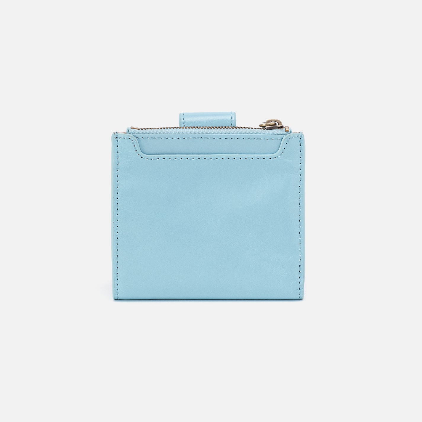 Dunn Mini Wallet In Polished Leather - Stratosphere - Image 3