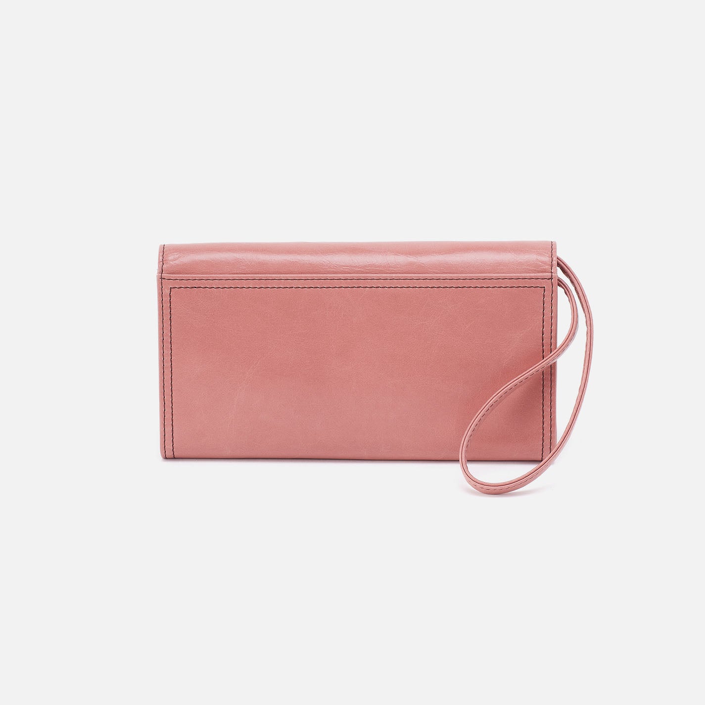Romy Wallet Crossbody In Polished Leather - Rose - Image 7