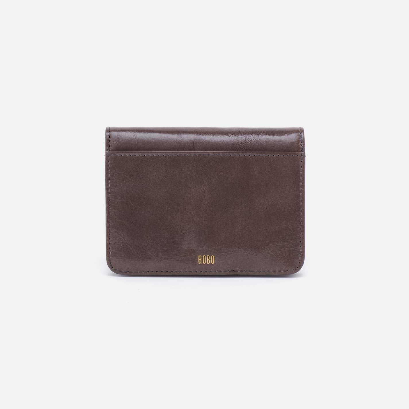 Jill Bifold Wallet in Polished Leather - Hearthstone - Image 4