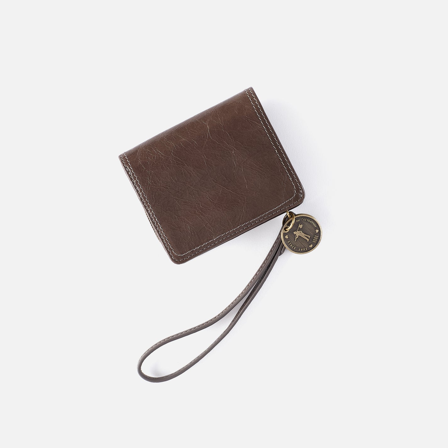 Coin Wristlet Wallet in Polished Leather - Hearthstone - Image 4