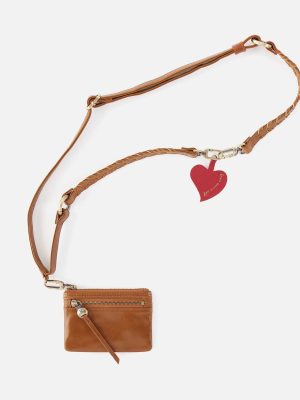 Lasso Phone Strap in Polished Leather - Truffle
