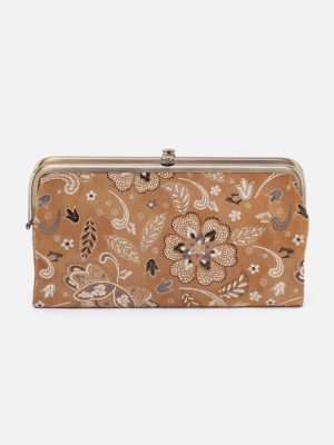 Lauren Clutch-Wallet in Printed Leather - Country Road Bloom