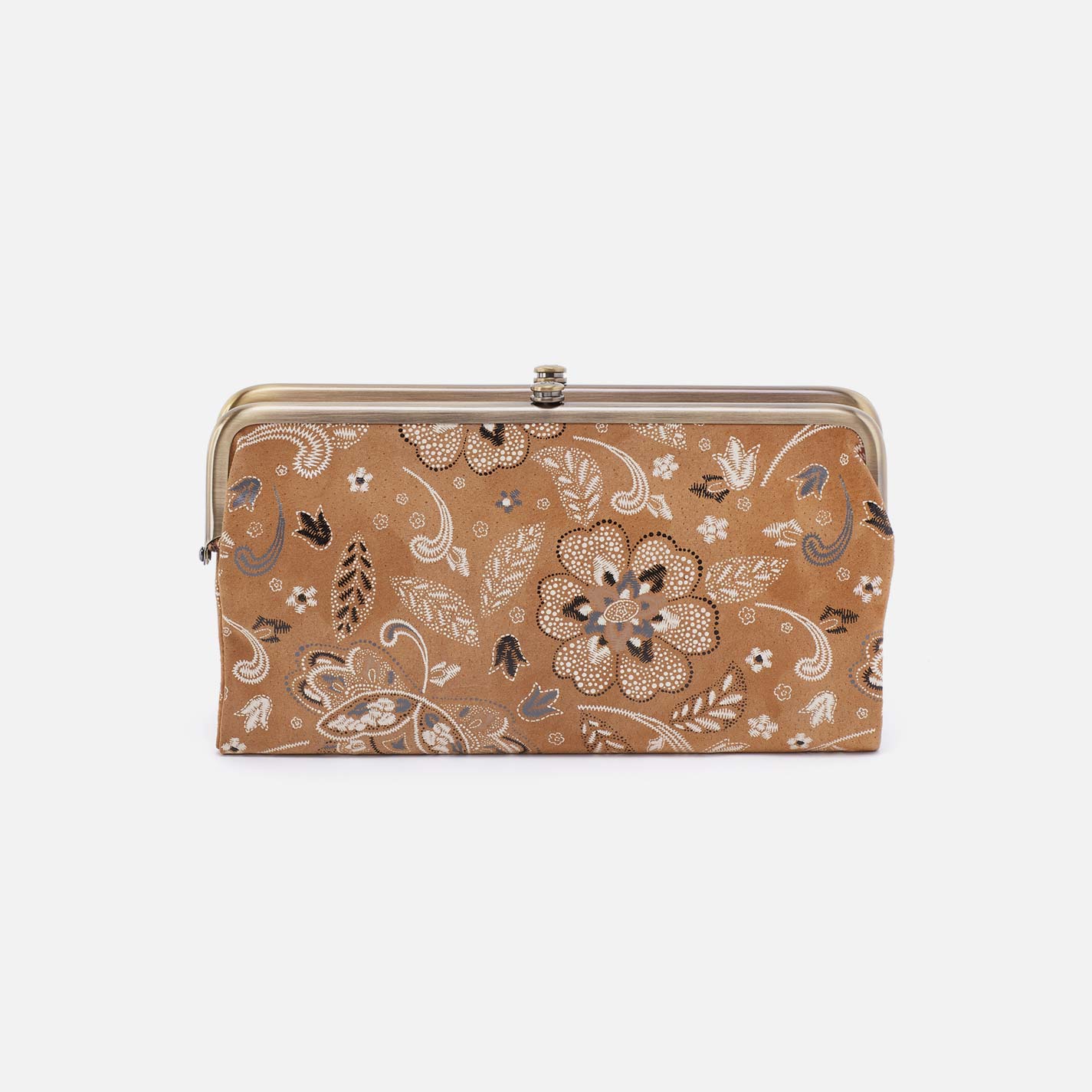 Lauren Clutch-Wallet in Printed Leather - Country Road Bloom