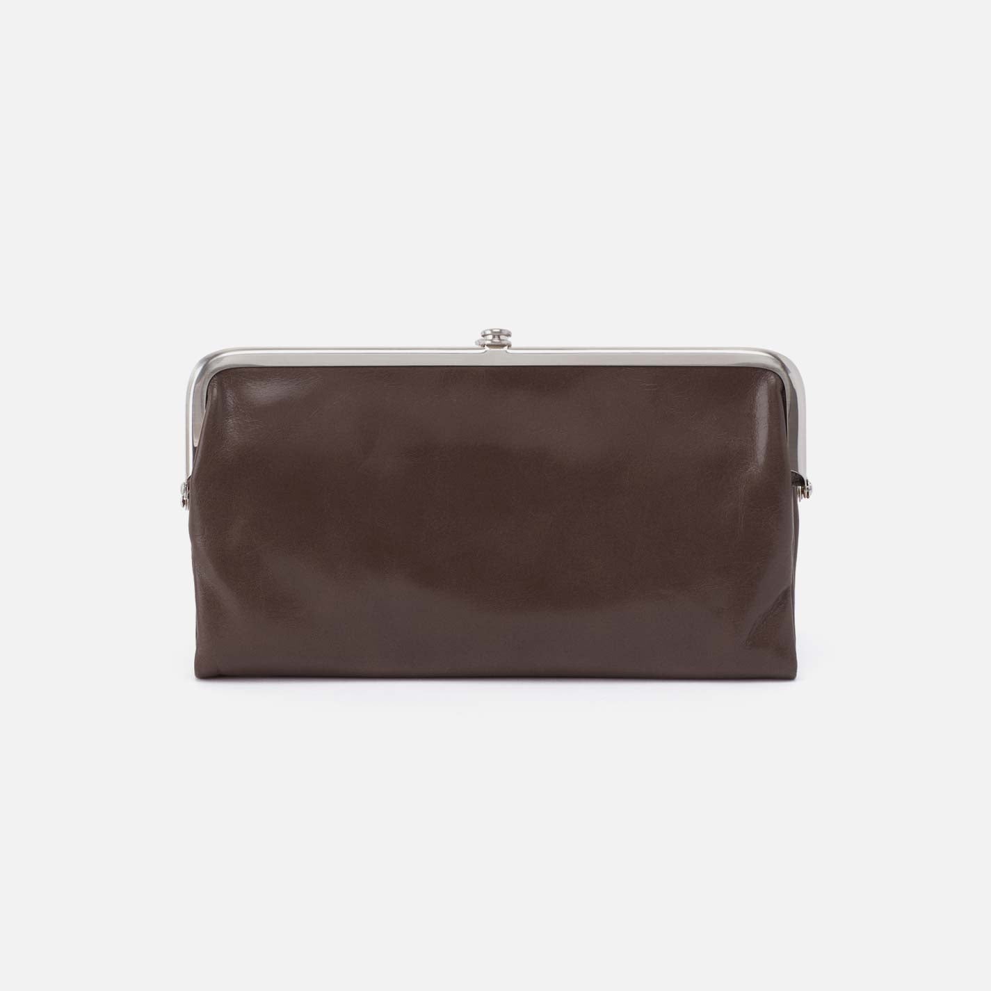 Lauren Clutch-Wallet in Polished Leather - Hearthstone - Image 6