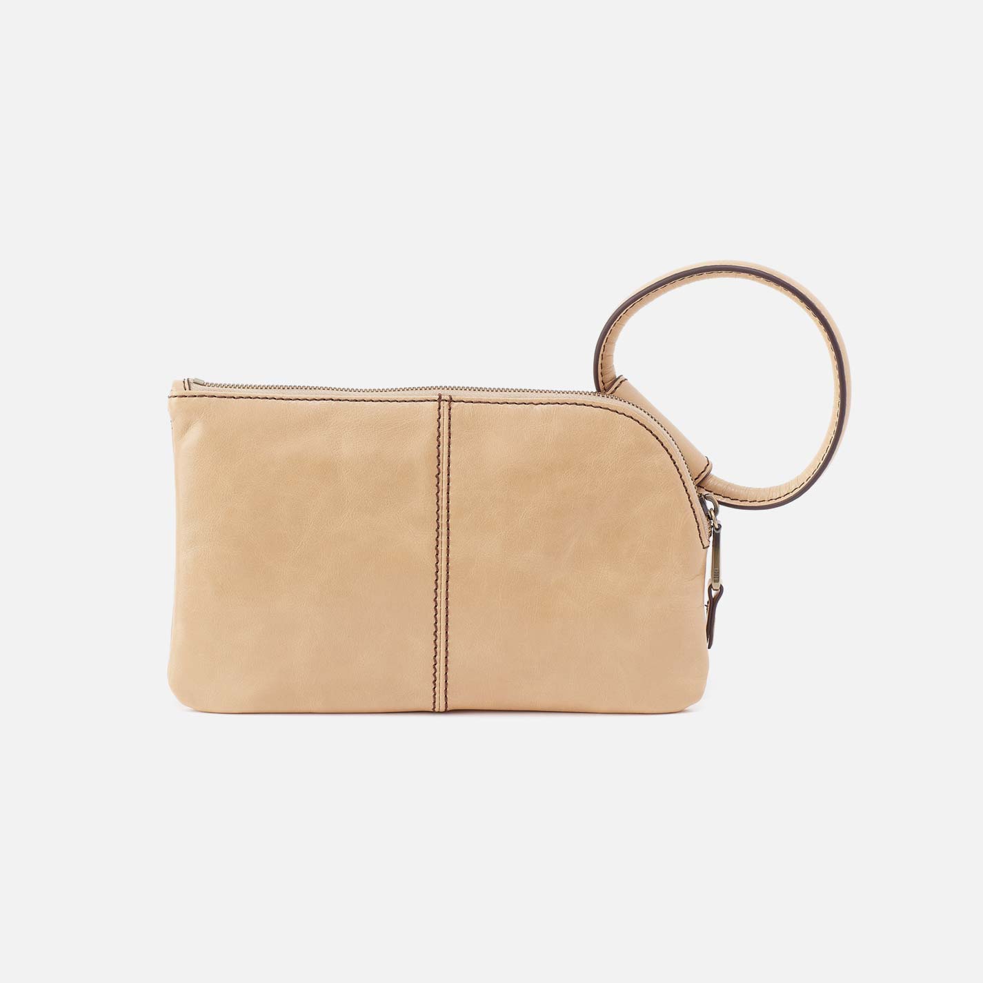 Sable Wristlet in Polished Leather - Desert Sand - Image 4
