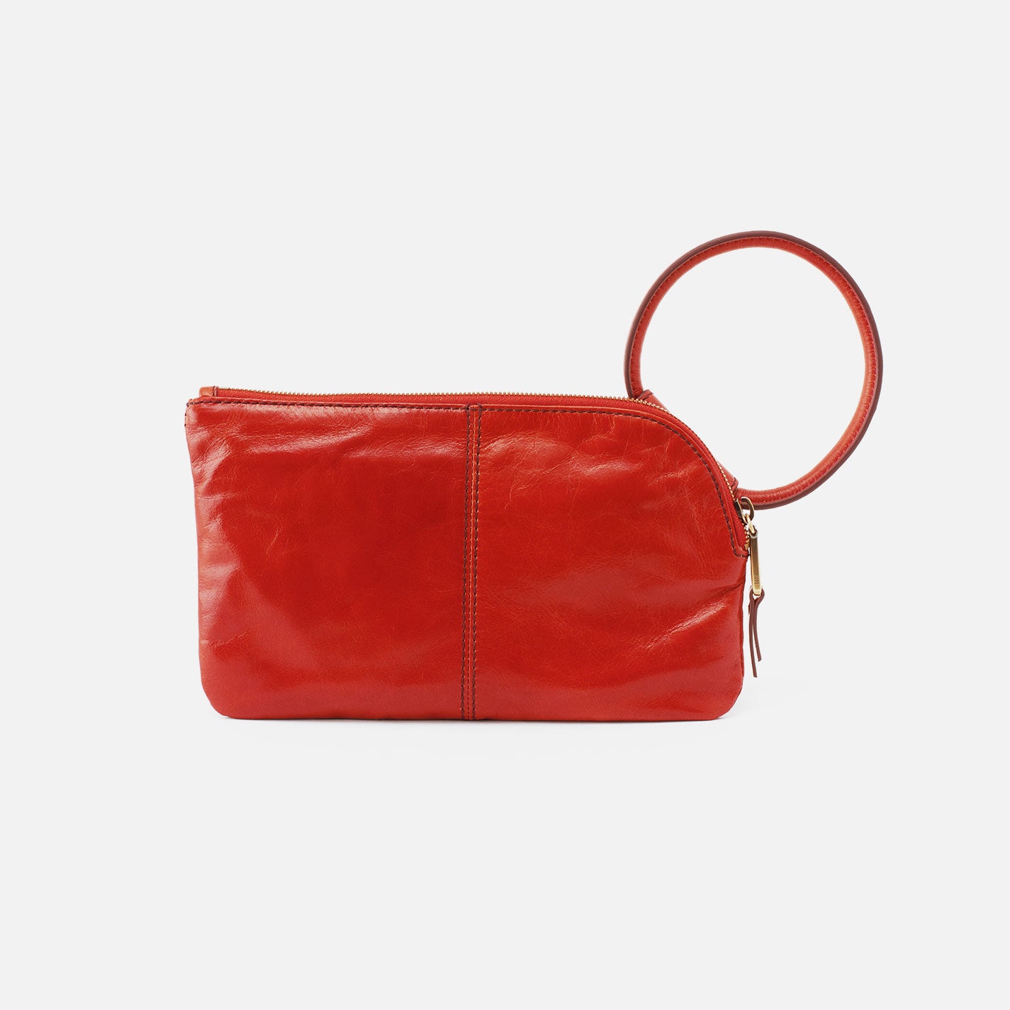 Sable Wristlet In Polished Leather - Grenadine - Image 5