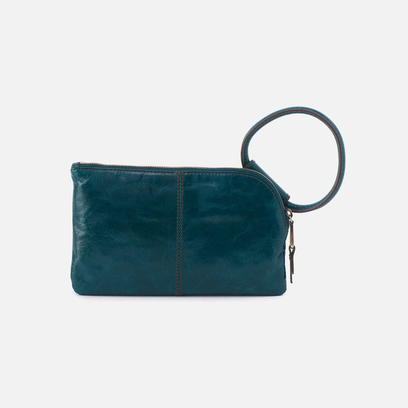 Sable Wristlet in Polished Leather - Wild Bluegrass - Image 4