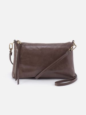 Darcy Crossbody in Polished Leather - Hearthstone