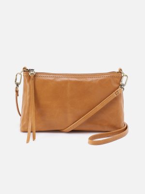 Darcy Crossbody in Polished Leather - Natural