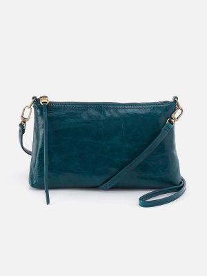 Darcy Crossbody in Polished Leather - Wild Bluegrass