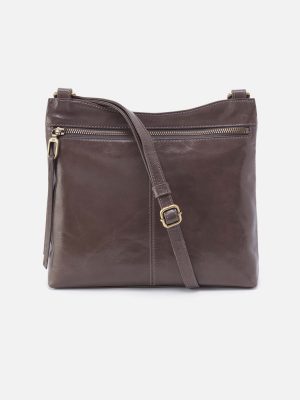 Cambel Crossbody in Polished Leather - Hearthstone