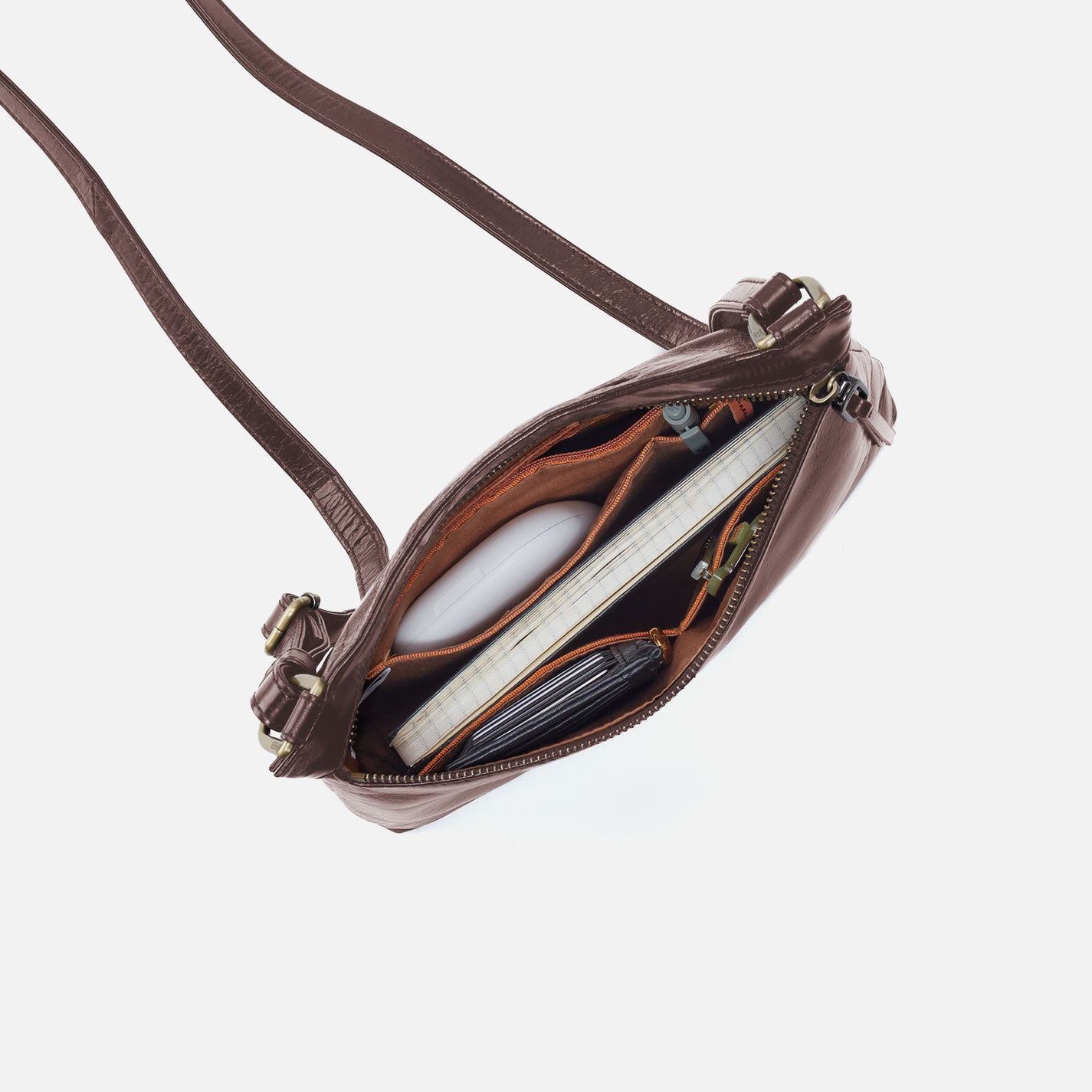 Cambel Crossbody in Polished Leather - Hearthstone - Image 3