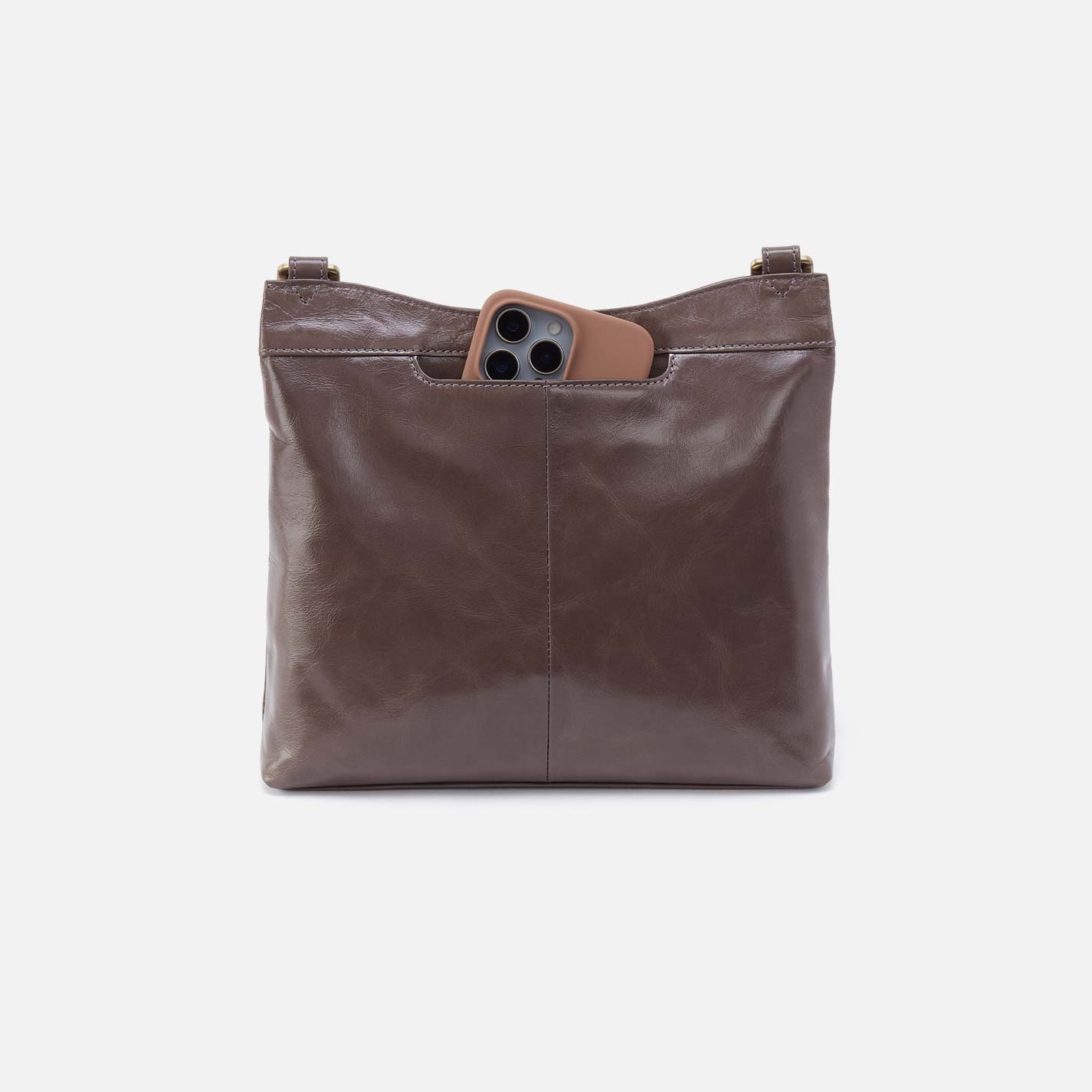 Cambel Crossbody in Polished Leather - Hearthstone - Image 4