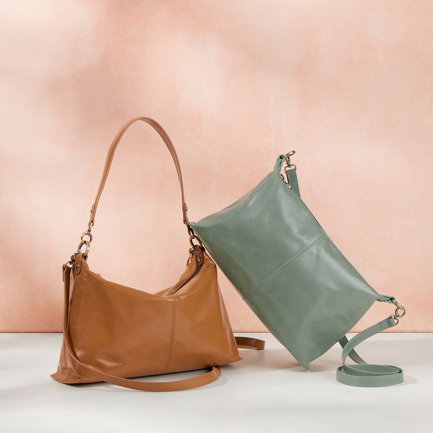 Avon Shoulder Bag In Polished Leather - Natural - Image 2