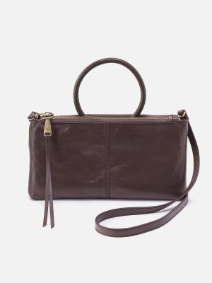 Sable Crossbody in Polished Leather - Hearthstone