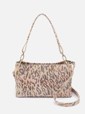Seneca Shoulder Crossbody In Printed Leather - Summer Safari