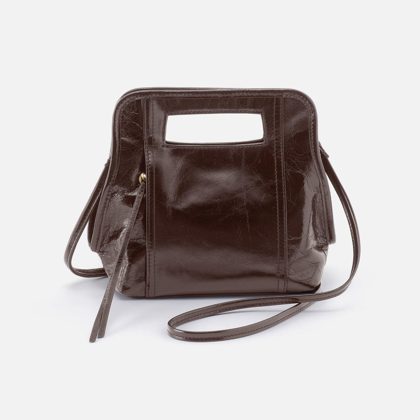Ace Crossbody in Polished Leather - Hearthstone